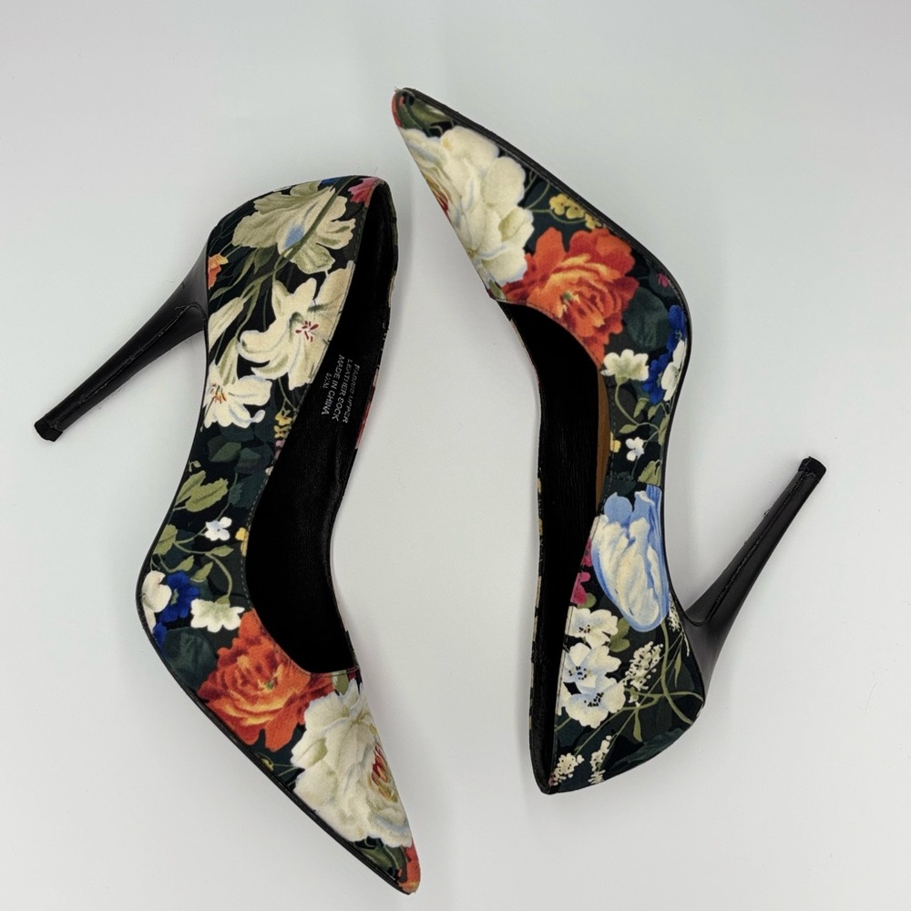 Floral Stiletto Heels